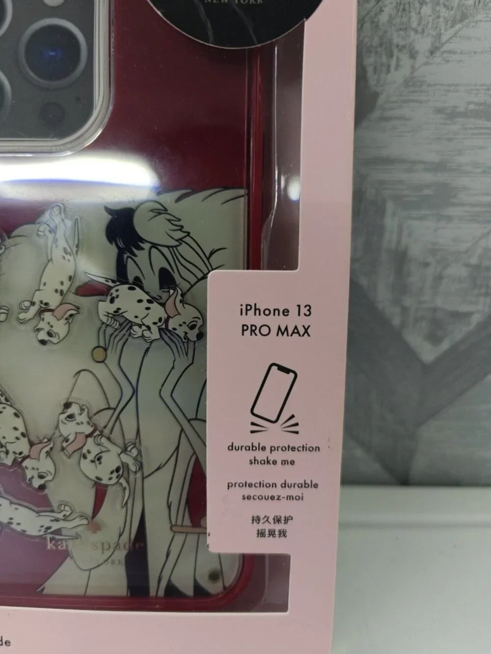 Kate Spade Disney 101 Dalmations Phone Case iPhone 13 Pro Max New In Box